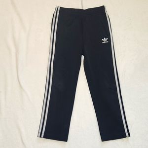 Black and White Adidas Track Pants Size US Medium (5-6)
